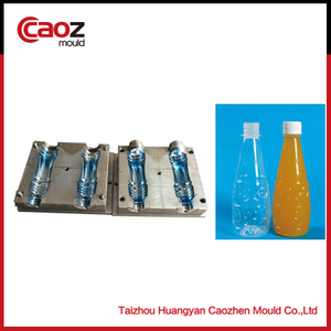 2 cavity plastic beverage bottle blowing mould(CZ-966)