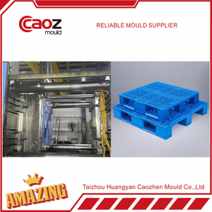plastic single layer transporation pallet injection mould with durable design 