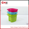 plastic laundry basket injection mould with stacking(CZ-565)