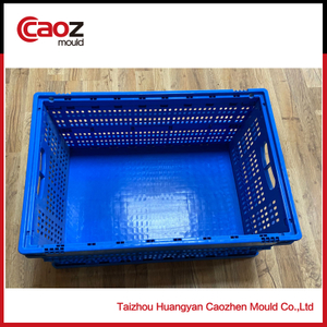 plastic foldable crate injection mould with good price(CZ-154)