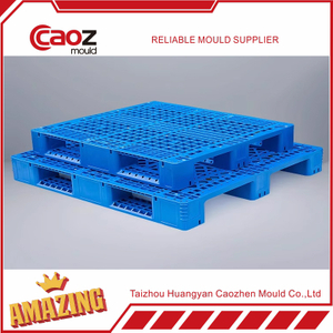 plastic single layer transporation pallet injection mould with durable design 