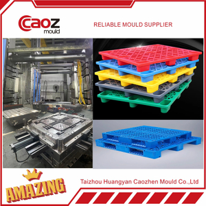 plastic single layer transporation pallet injection mould with durable design 