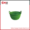 plastic laundry basket mould with rattan design(CZ-137)