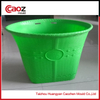 rattan design plastic laundry basket injection mold