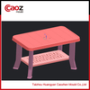 High quality plastic tea table mould with rattan design(CZ-331)