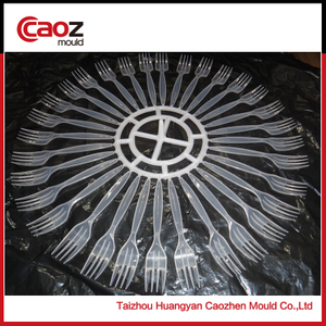 disposable plastic fork mold with competitive price(CZ-265)