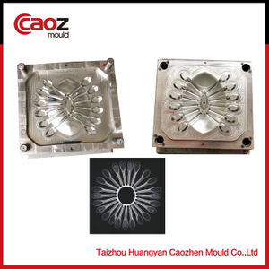 12 cavity pp/ps material for plastic spoon mold(CZ-259)