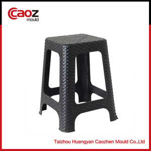 unique design plastic rattan stool mould from caozhen(CZ-245)